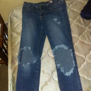 Hollister ripped jeans